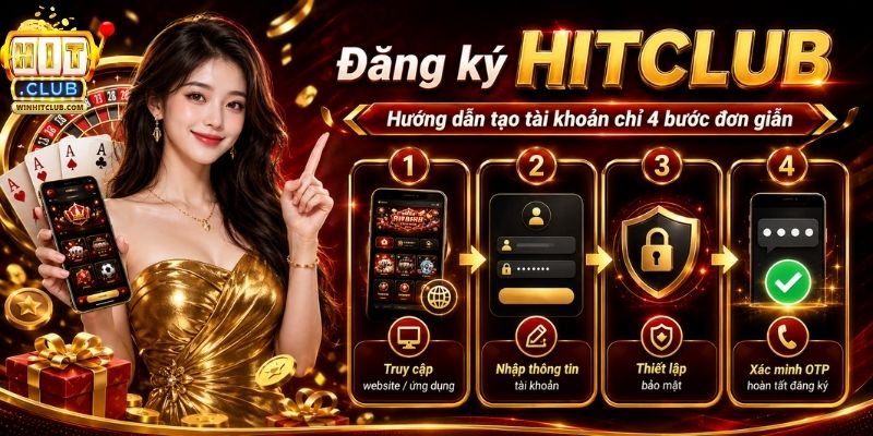 Đăng ký HitClub - Bước Đầu Với Kho Game Đỉnh Cao